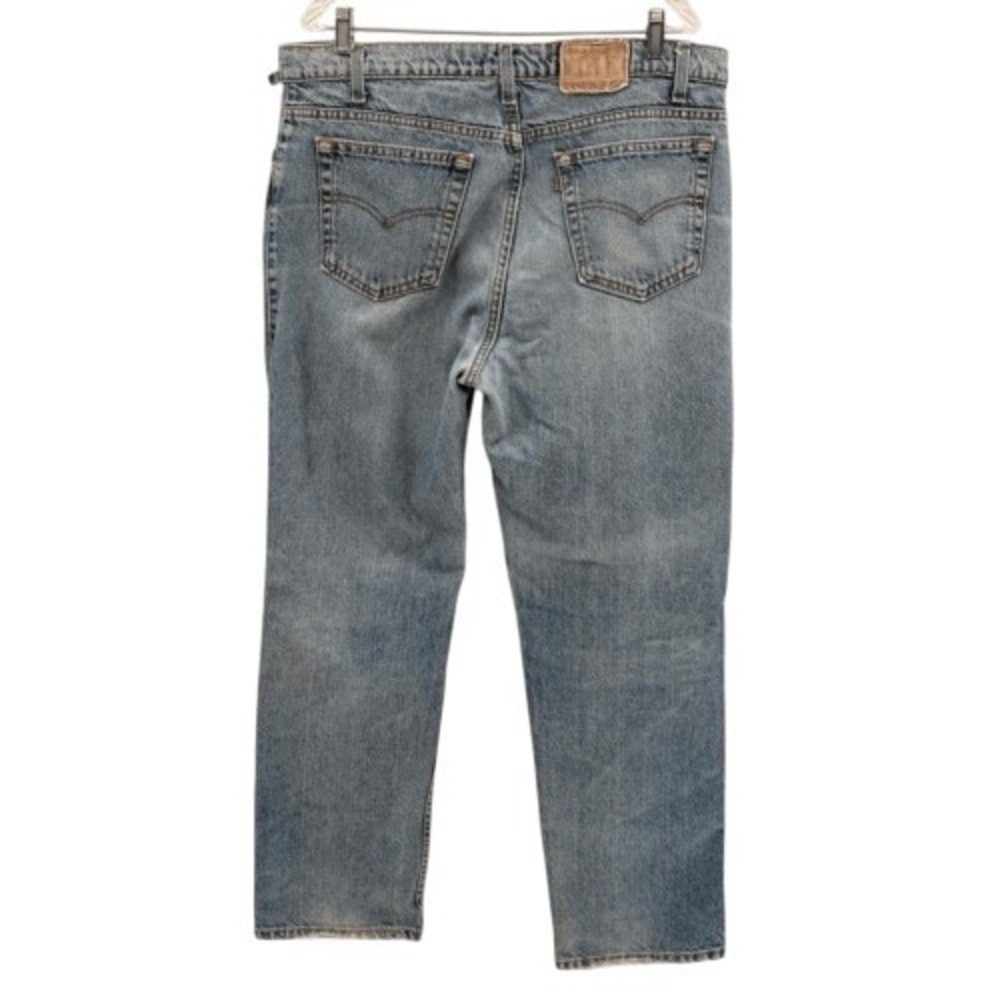 Vintage Levi's Jeans 540 Relaxed Fit Men 36x28 Light Blue Wash 1993 Bronze Tab